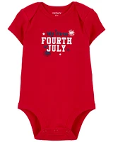 Baby My First 4th Of July Collectible Bodysuit