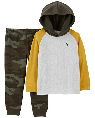 Baby 2-Piece Hooded Tee & Jogger Set