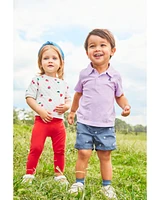 Baby 2-Piece Jersey Polo Shirt & Sailboat Shorts Set