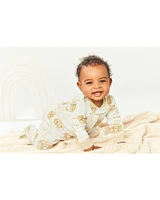 Baby Lion 2-Way Zip Cotton Blend Sleep & Play Pajamas