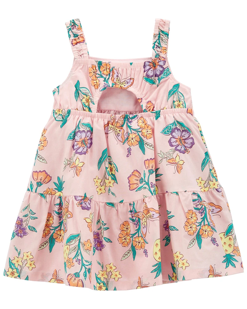 Baby Floral Sleeveless Lawn Dress