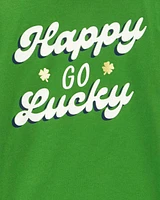 Baby St. Patrick's Day 2-Piece "Happy Go Lucky" Outfit Set