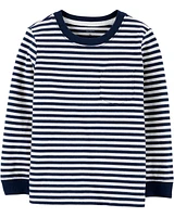 Kid Striped Pocket Jersey Tee