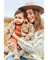 Baby Plaid Sherpa-Lined Shacket