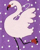 Baby 1-Piece Flamingo 100% Snug Fit Cotton Footie Pajamas