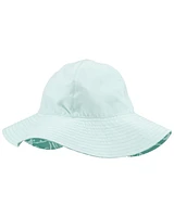 Toddler Ocean Print Reversible Swim Hat