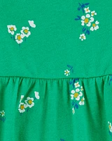 Baby Floral Cotton Jumpsuit