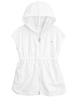 Toddler Hooded Zip-Up Cover-Up