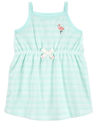 Baby Embroidered Terry Dress