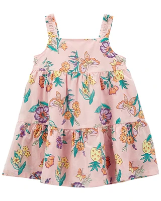 Baby Floral Sleeveless Lawn Dress