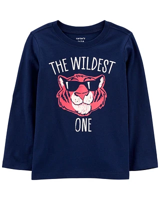 Toddler The Wildest One Tiger Graphic Tee