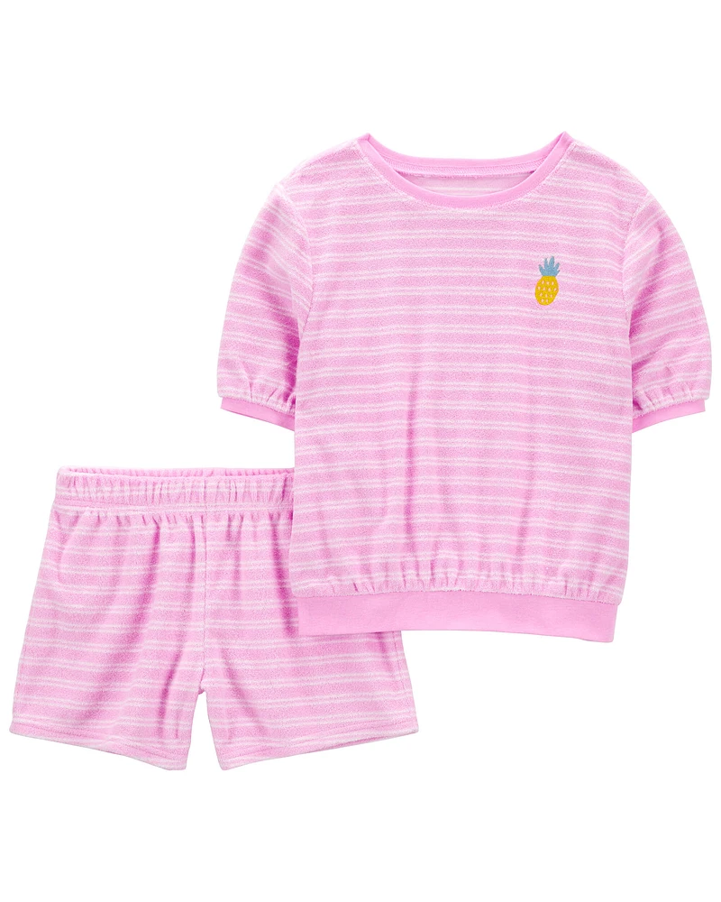 Kid Embroidered Terry Set
