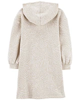 Kid Leopard Fleece Dress