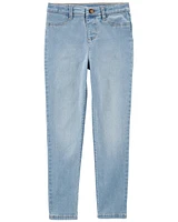 Kid Light Wash Knit Denim LENZING™ ECOVERO™ viscose Pants