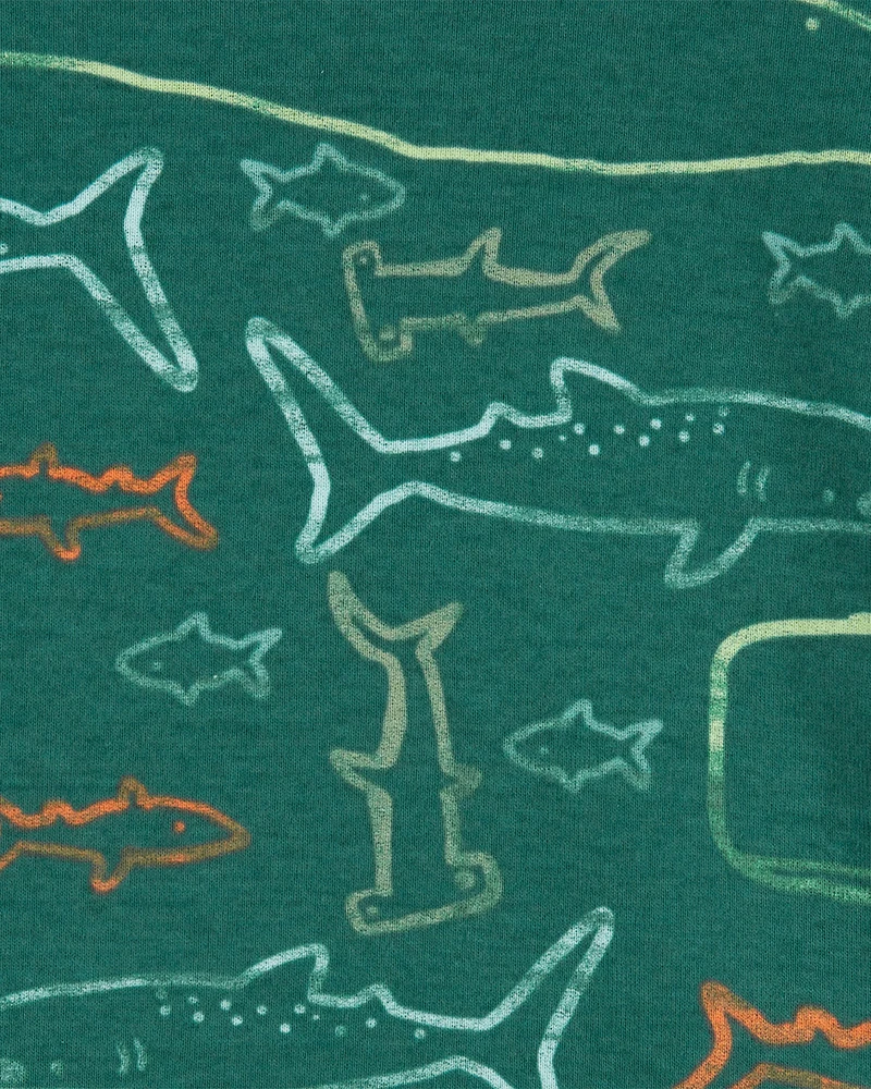 Baby 4-Piece Whale Cotton Blend Pajamas