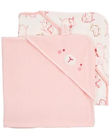 Baby 2-Pack Hooded Towels