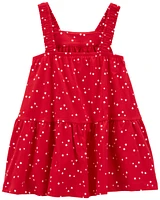 Toddler Star Print Midi Dress