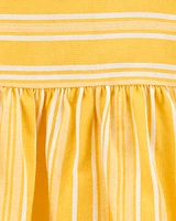 Baby Striped Long-Sleeve Jersey Dress