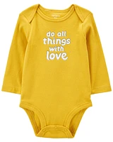 Baby Do All Things With Love Bodysuit