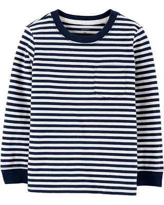 Baby Striped Pocket Jersey Tee