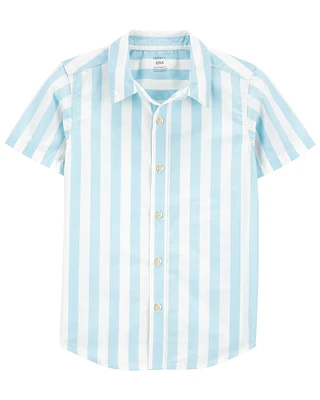 Kid Striped Button-Down Shirt
