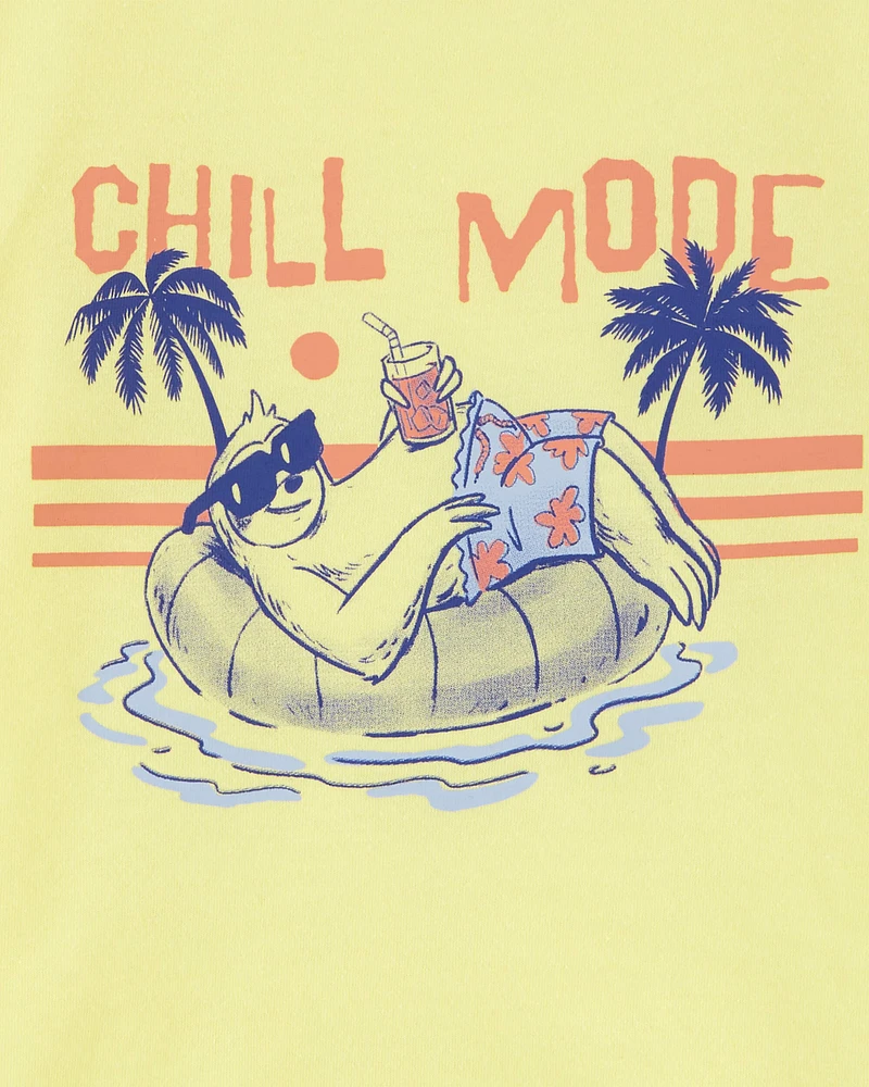 Sloth Chill Vibes Graphic Tee