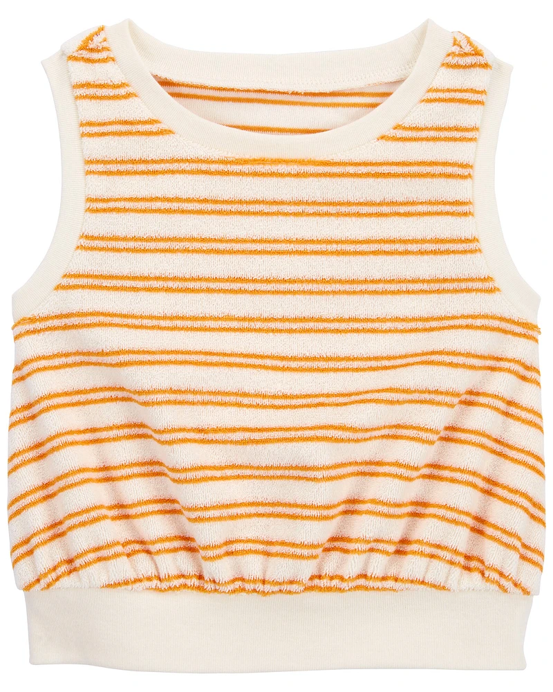 Baby Striped Terry Tank