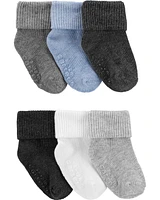 Baby 6-Pack Foldover Cuff Socks