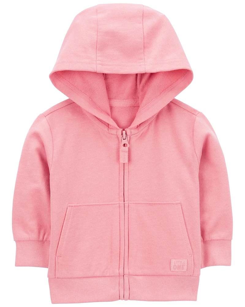 Baby Zip-Front French Terry Hoodie