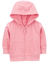 Baby Zip-Front French Terry Hoodie