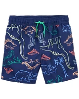 Kid Dinosaur Swim Trunks