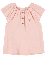 Baby Ice Cream Crinkle Jersey Top