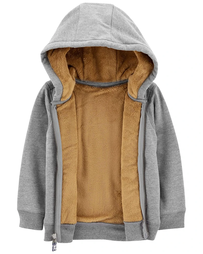 Toddler Fuzzy-Lined Hoodie