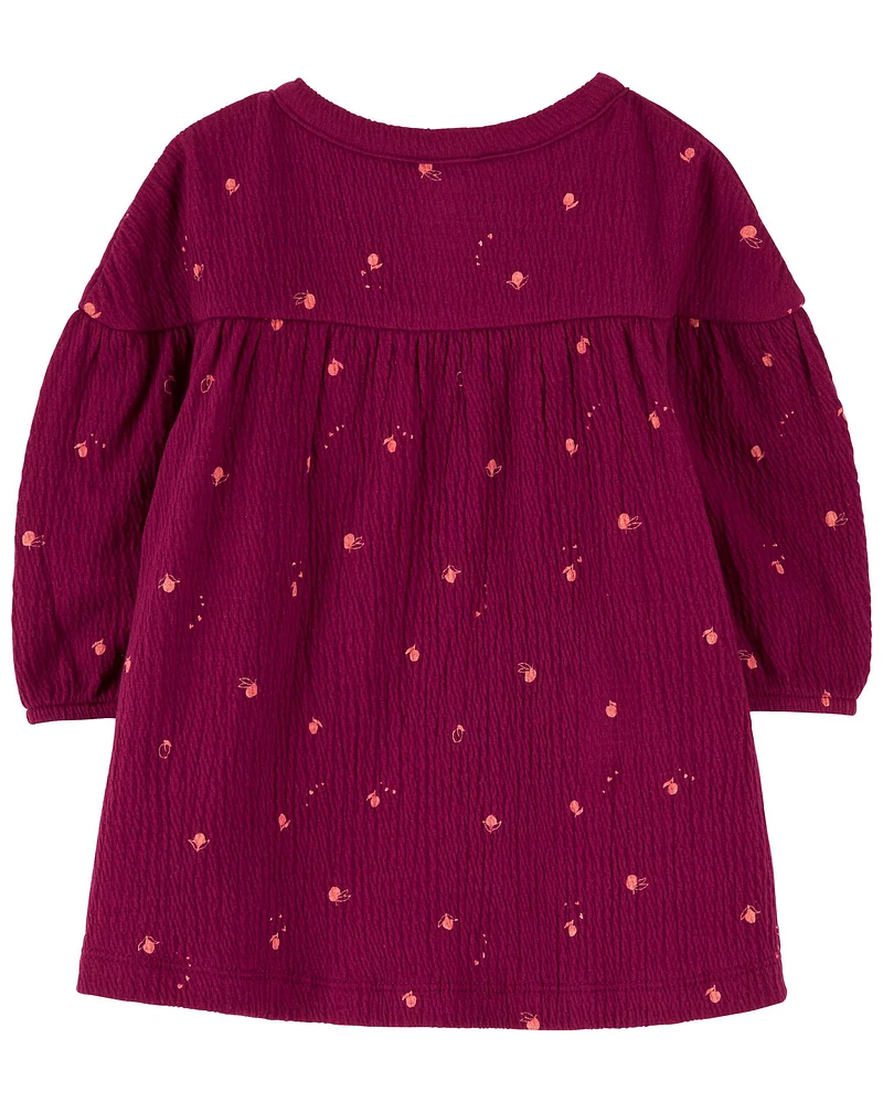 Baby 2-Piece Crinkle Jersey Dress & Headwrap Set