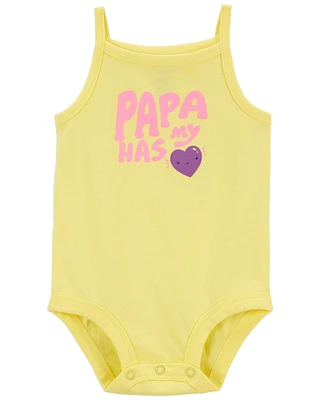 Baby Papa Sleeveless Bodysuit