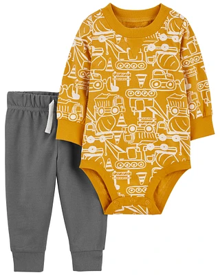 Baby 2-Piece Construction Bodysuit Pant Set