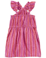 Toddler Striped LENZING™ ECOVERO™ Dress