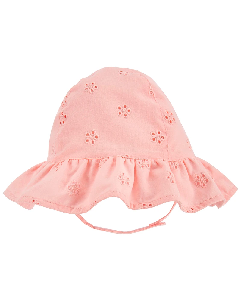 Baby Eyelet Sun Hat