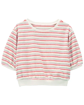 Baby Striped Terry Top