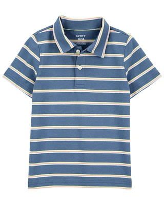 Baby Striped Jersey Polo