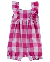 Baby Plaid LENZING™ ECOVERO™ Romper