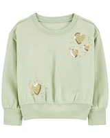 Baby Heart Pullover Sweatshirt