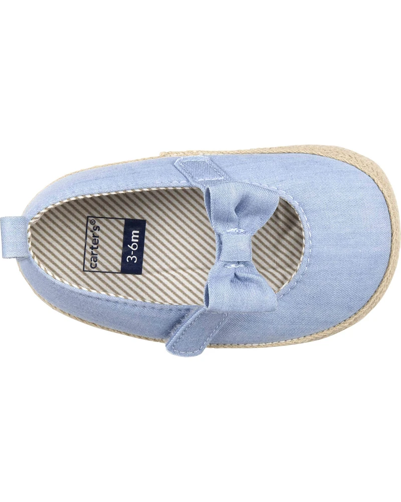 Baby Chambray Mary Janes