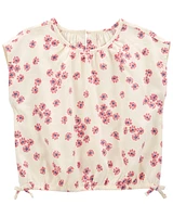 Kid Floral LENZING™ ECOVERO™ Linen Top