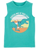 Toddler Pool Dinosaur Graphic Tank