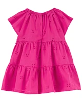 Baby Eyelet Tiered Dress