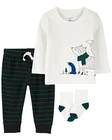 Baby 3-Piece Animal Outfit Set