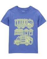 Toddler Construction Truck Graphic Tee
