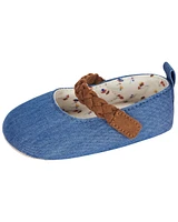 Baby Braided Strap Chambray Shoes