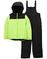 Kid 2-Piece Colorblock Snowsuit